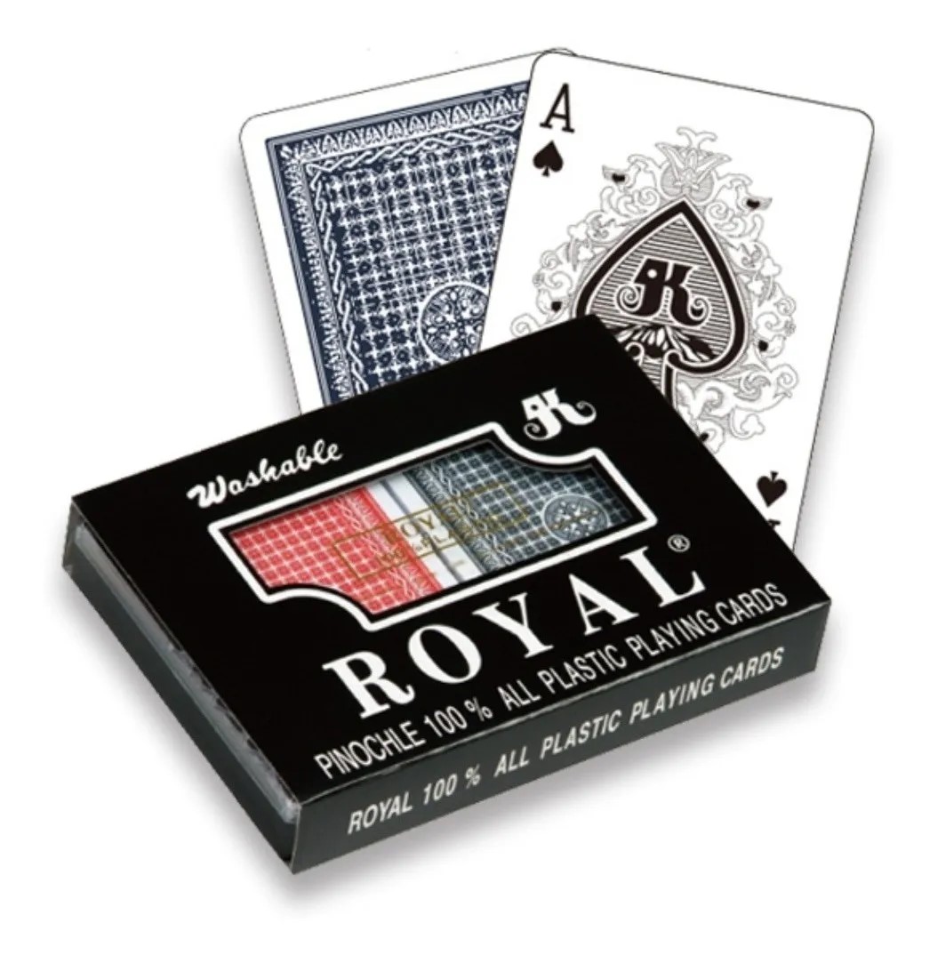 Cartas Poker Royal Original Estuche 100% Plastificada Juego